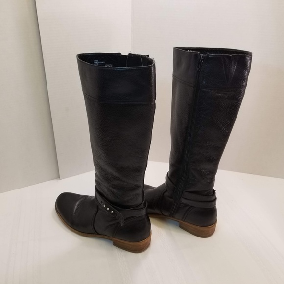 EUC Lands Ends Leather Riding Boots Size 9B - Picture 4 of 8